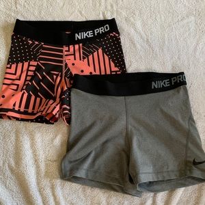 BUNDLE Nike pro shorts